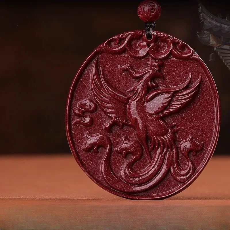 Sima Is Ethereal Cinnabar Pendants Unisex-1