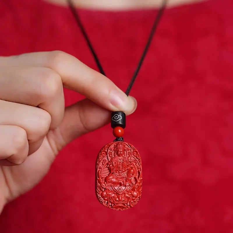 Sima Is Ethereal Cinnabar Pendants Unisex-5