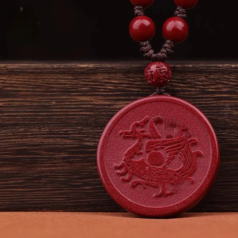 Sima Is Ethereal Cinnabar Pendants Unisex-2