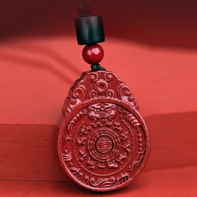 Sima Is Ethereal Cinnabar Pendants Unisex-2