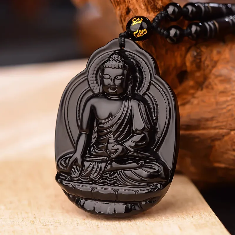 Sima Is Ethereal Obsidian Pendants Unisex-2