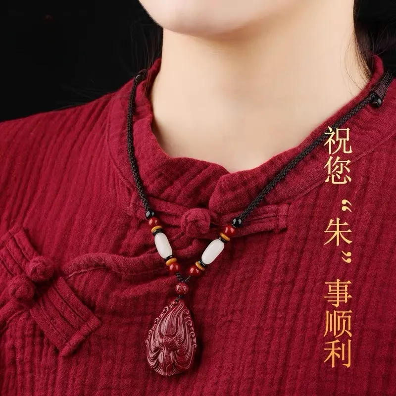 Sima Is Ethereal Cinnabar Pendants Unisex-3