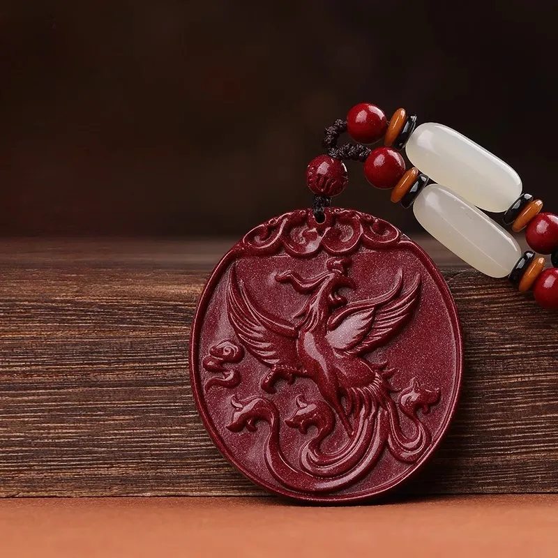 Sima Is Ethereal Cinnabar Pendants Unisex-2