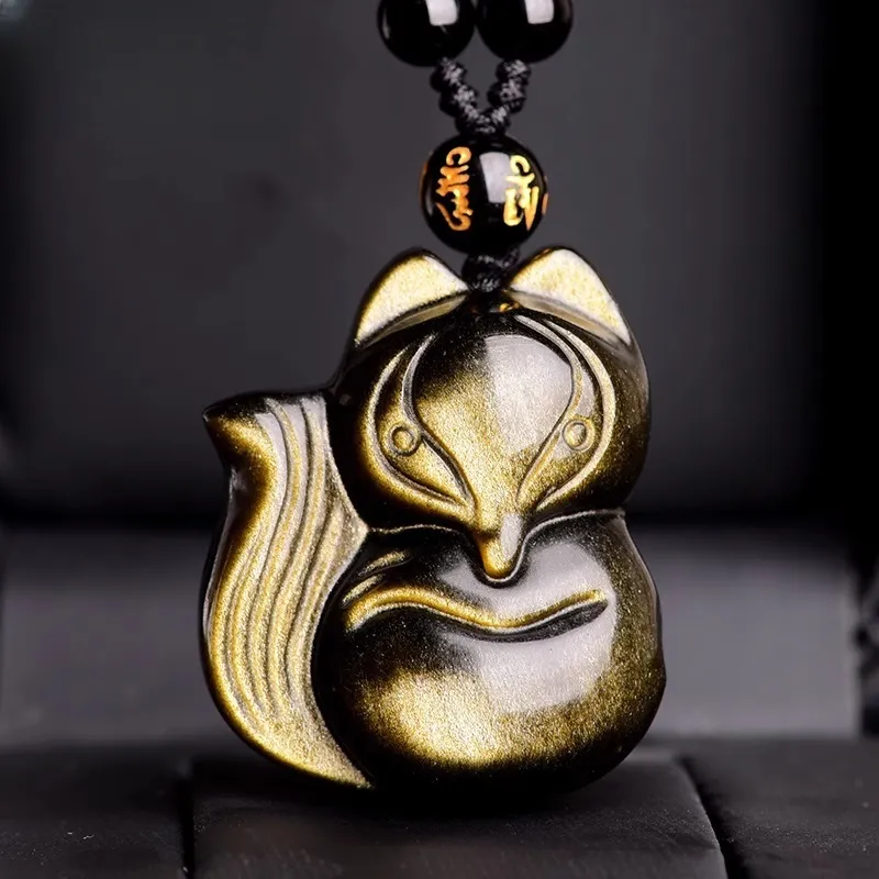 Sima Is Ethereal Obsidian Pendants Unisex-2