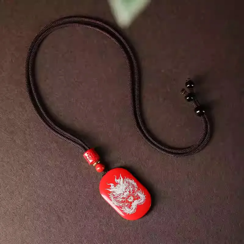 Sima Is Ethereal Cinnabar Pendants Unisex-2