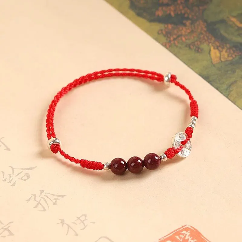 Sima Is Ethereal Reconstructed Cinnabar Bracelets Unisex-3