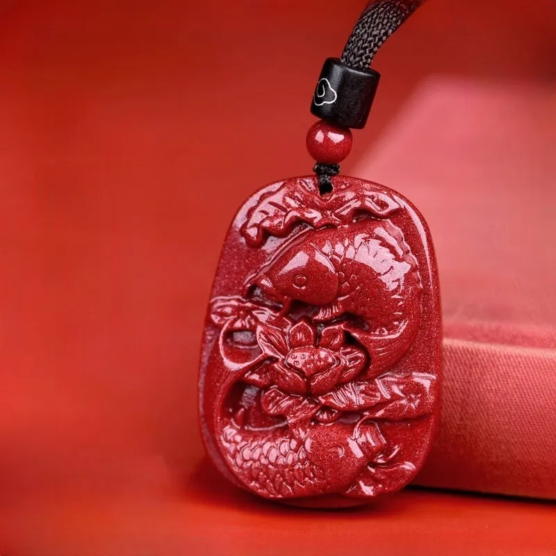 Sima Is Ethereal Cinnabar Pendants Unisex-2