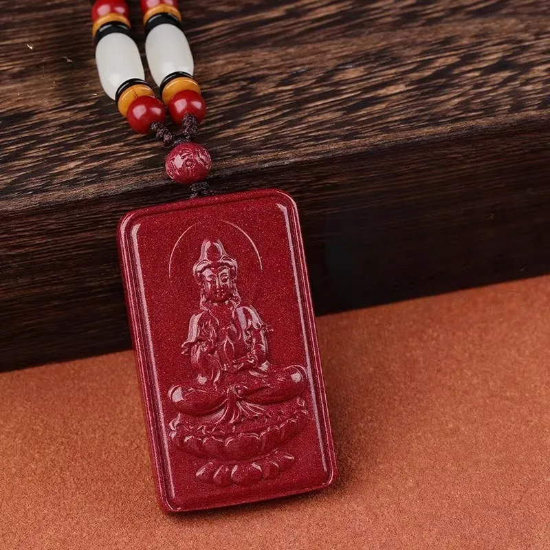 Sima Is Ethereal Cinnabar Pendants Unisex-2