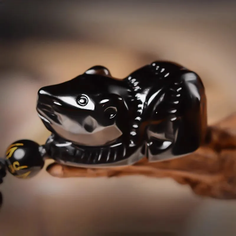 Sima Is Ethereal Obsidian Pendants Unisex-1
