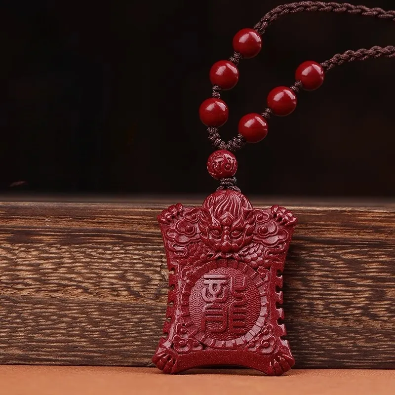 Sima Is Ethereal Cinnabar Pendants Unisex-2