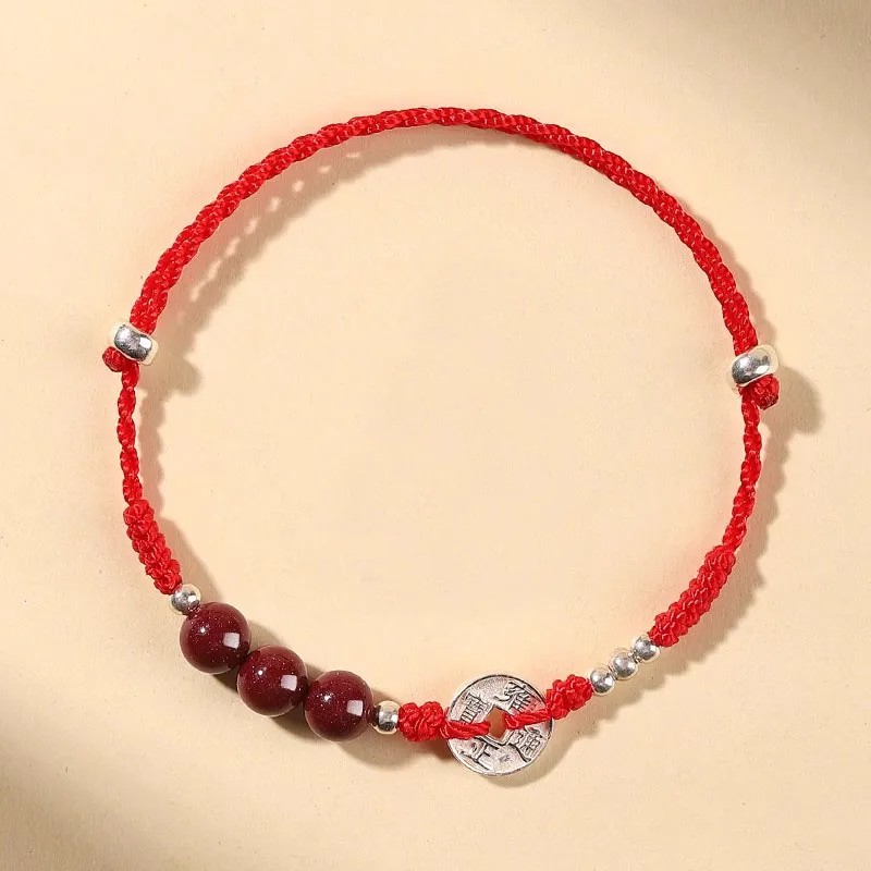 Sima Is Ethereal Reconstructed Cinnabar Bracelets Unisex-1