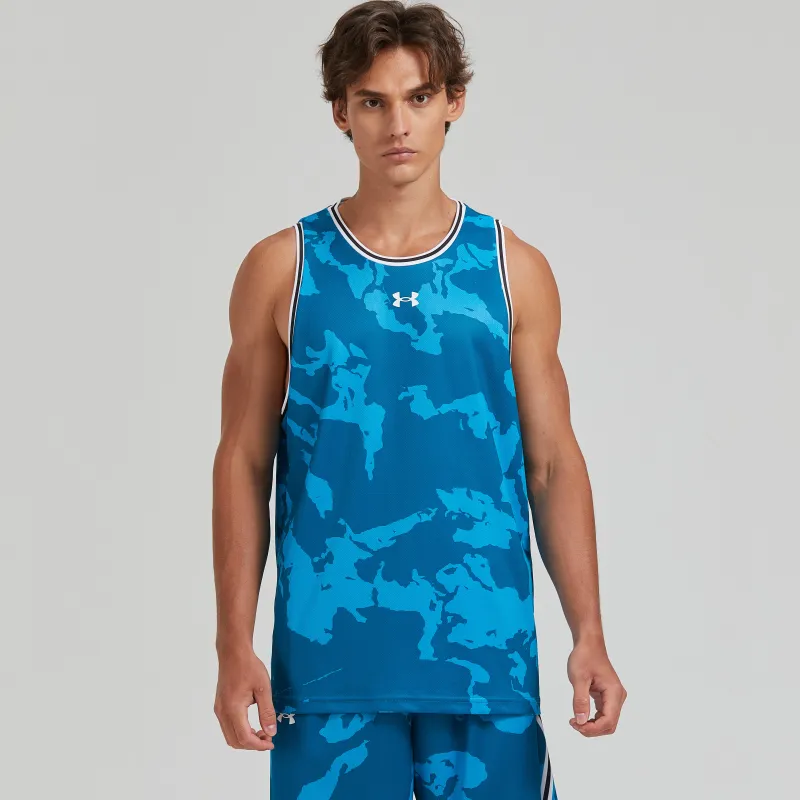 Under Armour Basketball Jerseys Unisex Blue-3