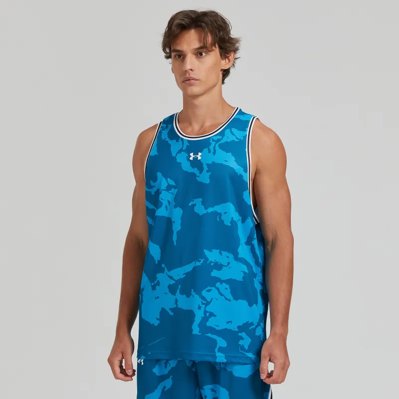 Under Armour Basketball Jerseys Unisex Blue-4