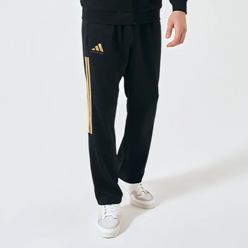 Adidas Casual Pants Unisex Black Base Gold-1