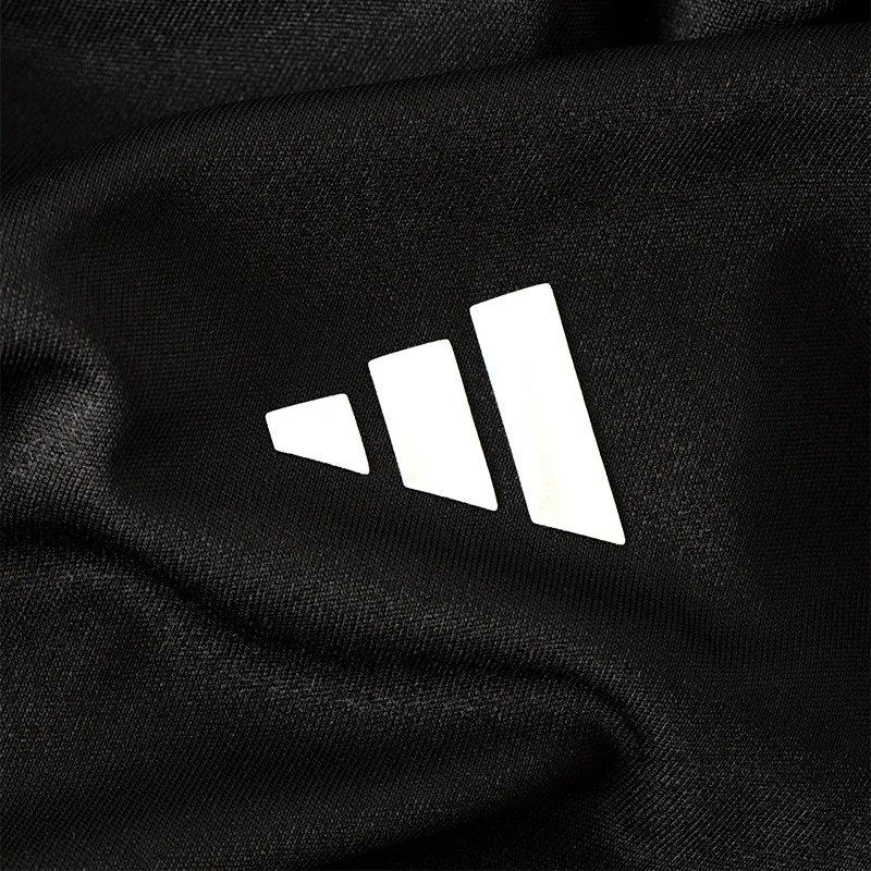 Adidas Golf Collection 3 Pack Logo Sports Business Casual Short Sleeved Polo Shirt Men's Black-2