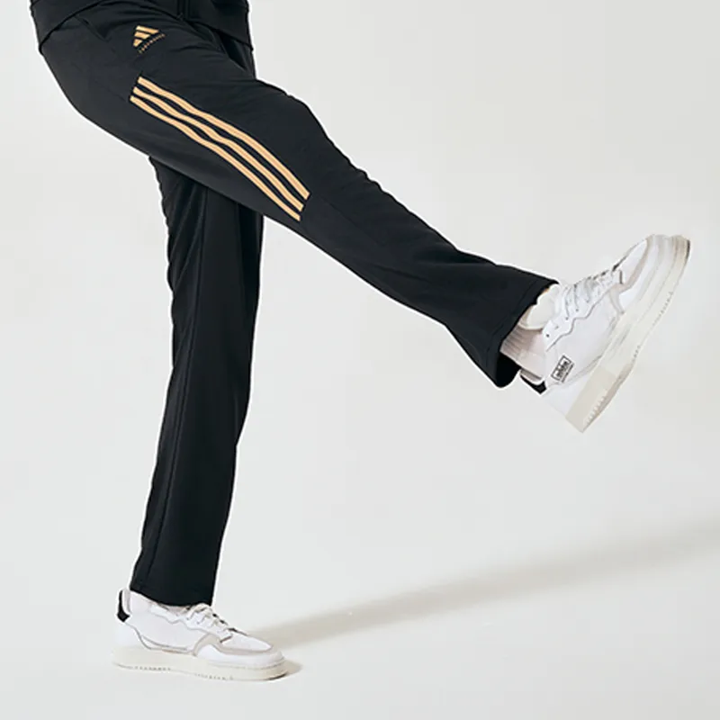 Adidas Casual Pants Unisex Black Base Gold-4