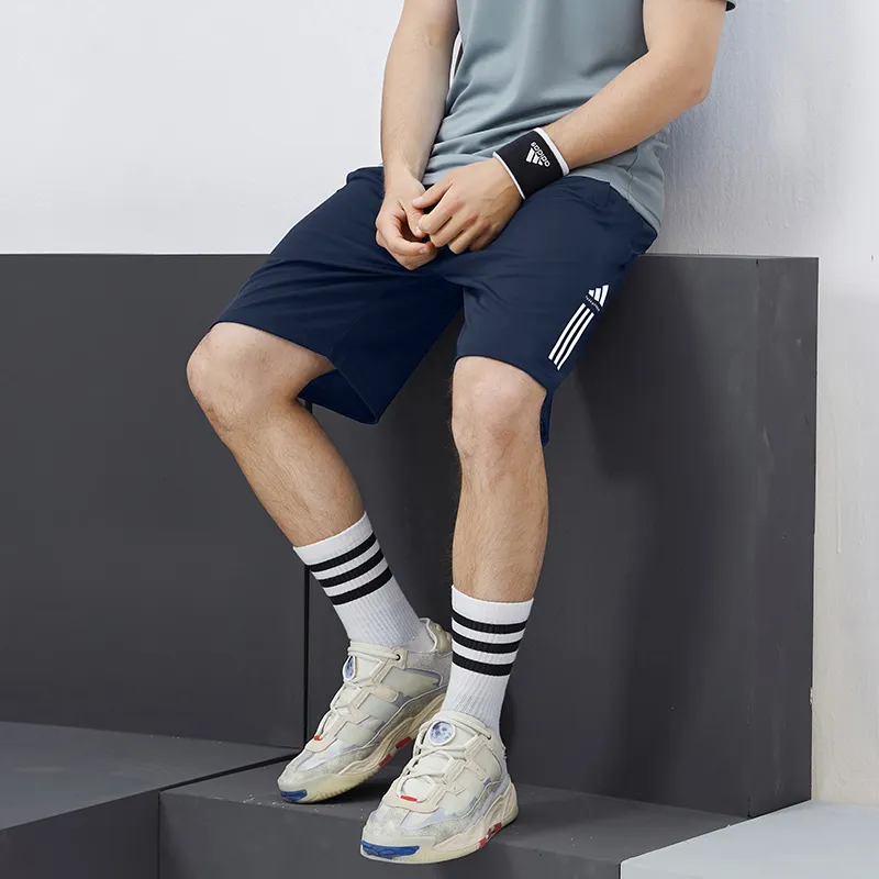 Adidas Casual Shorts Men's Navy Blue-7