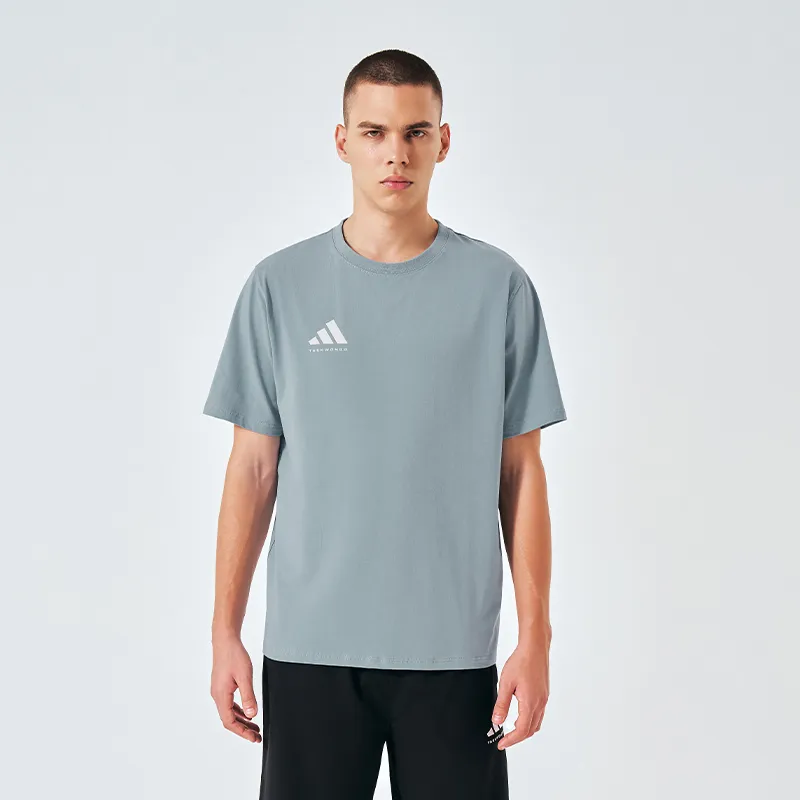 Adidas T Shirt Unisex Mint Blue-4