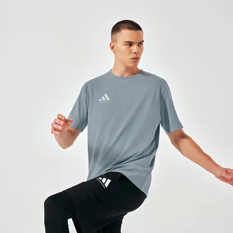 Adidas T Shirt Unisex Mint Blue-5
