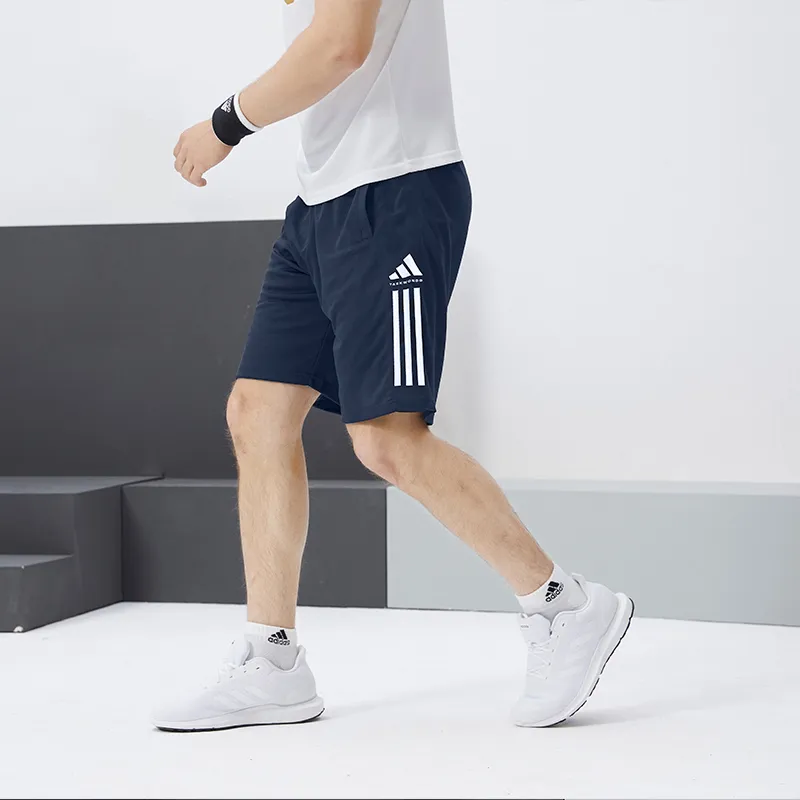 Adidas Casual Shorts Men's Navy Blue-6