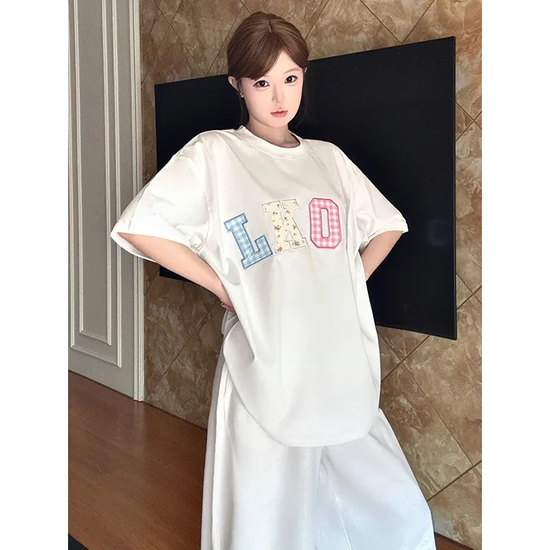 LKOD T Shirts Women's White-2