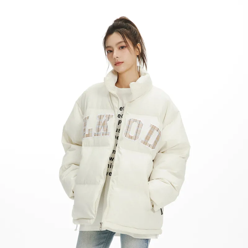 LKOD Puffer Jacket Unisex Milk White-3
