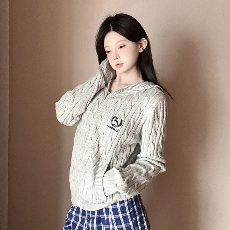 LKOD Knitwear Women's Gray-7