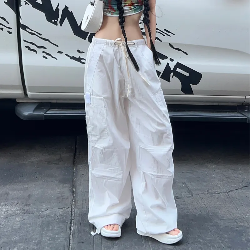 LKOD Cargo Pants Women's White-3