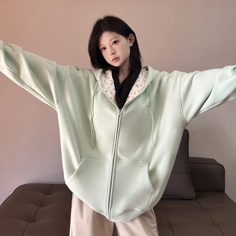 LKOD Sweatshirts Women's Green-2