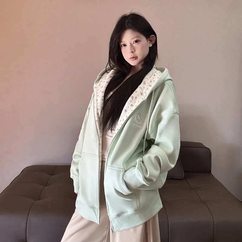LKOD Sweatshirts Women's Green-7