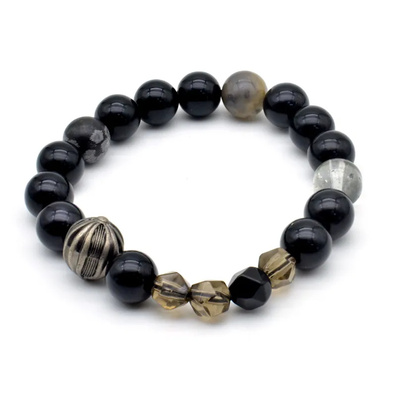 DAP Crystal Flame Stone Glass Beads Bracelets Unisex-2