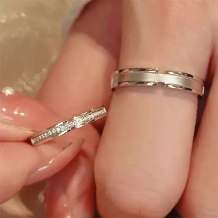 DAP 925 Silver Zircon Rings Unisex-4