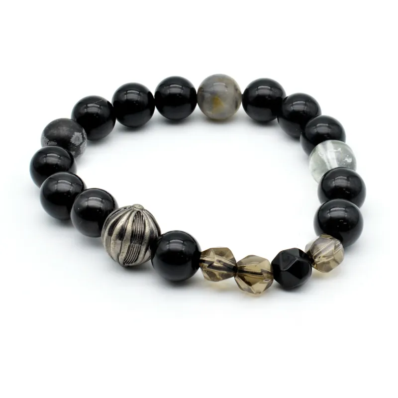 DAP Crystal Flame Stone Glass Beads Bracelets Unisex-1