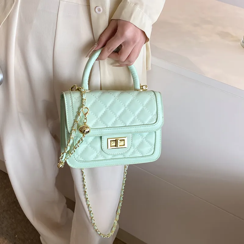 Dusen Kangaroo PU Crossbody Bag, Handbag Women's White/Silver/Black/Multicolor-19