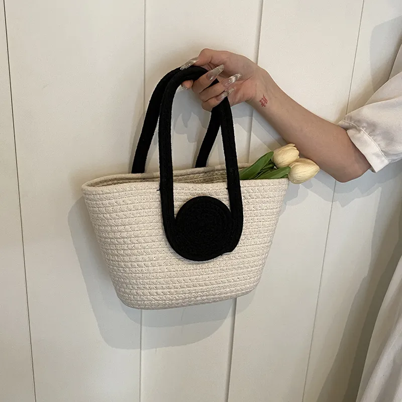 Dusen Kangaroo Special Material Handbag Regular Women's White/Khaki-12