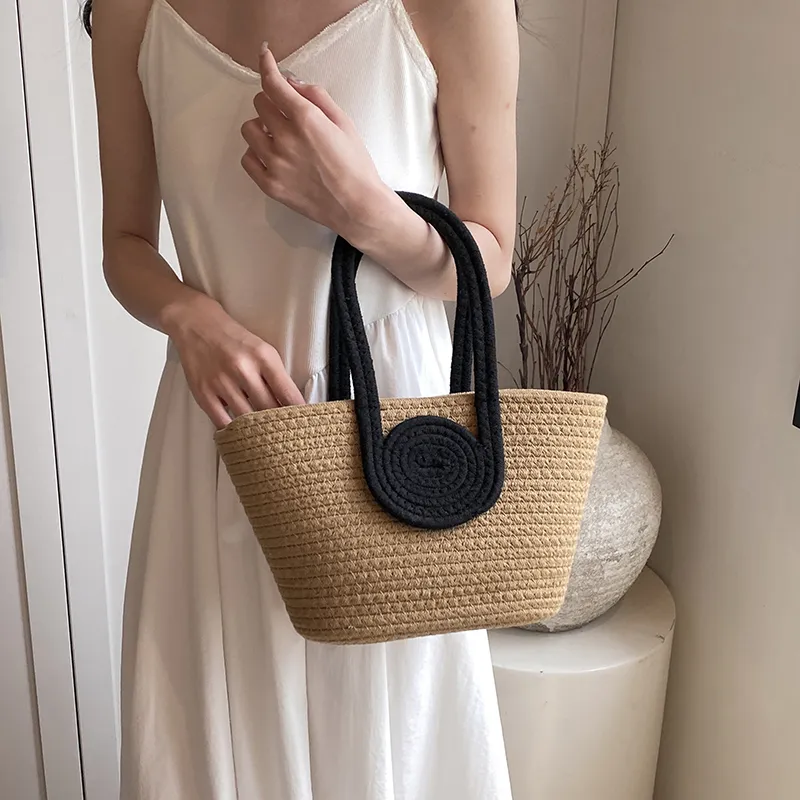 Dusen Kangaroo Special Material Handbag Regular Women's White/Khaki-5