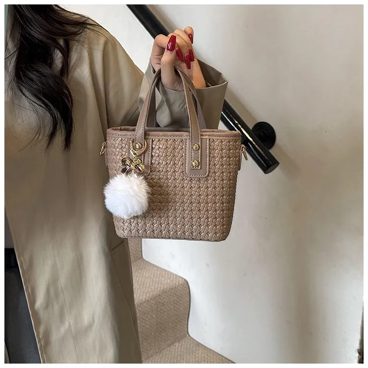 Dusen Kangaroo PU Handbag Women's Multicolor-6