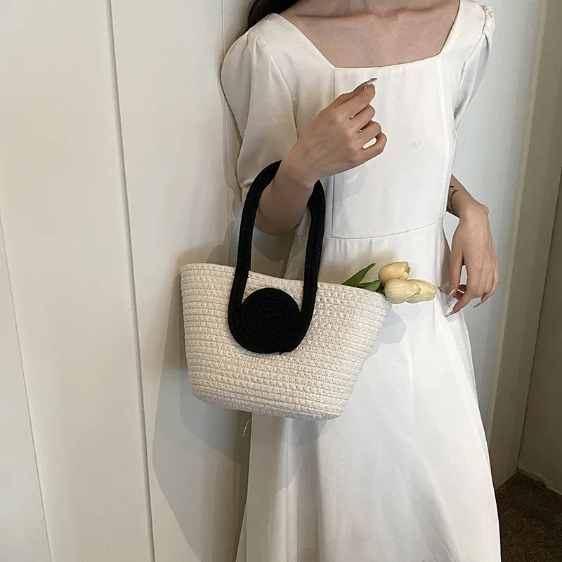 Dusen Kangaroo Special Material Handbag Regular Women's White/Khaki-10