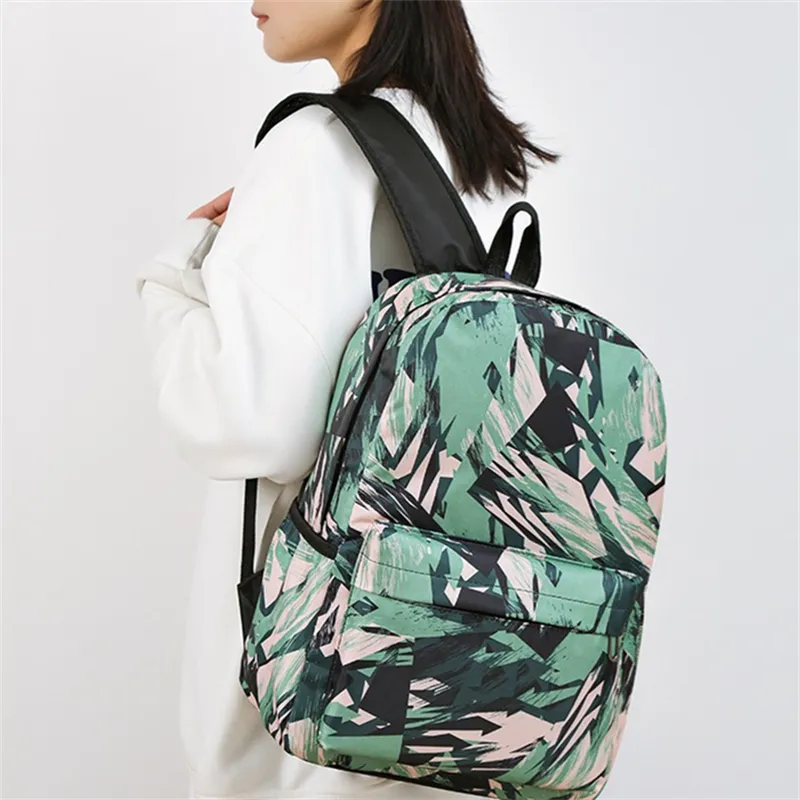 Dusen Kangaroo High quality Fabric Backpack Unisex Gray/Red/Green/Blue-12