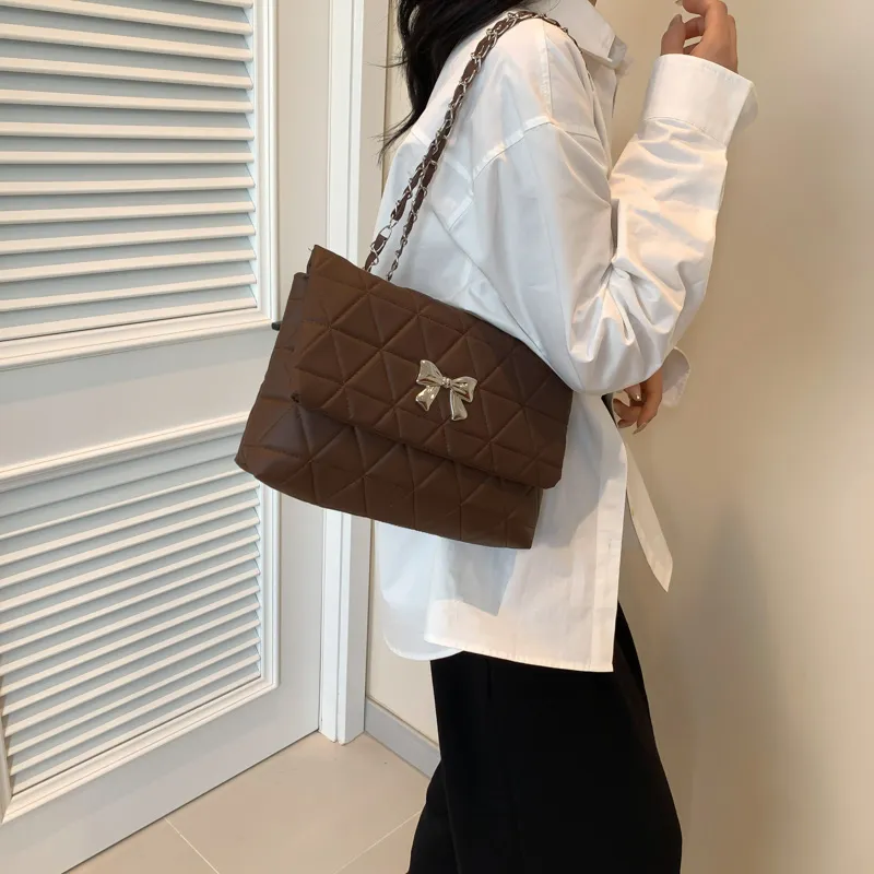 Dusen Kangaroo PU Crossbody Bag Regular Women's Black/Brown/Lake Blue/Multicolor-23