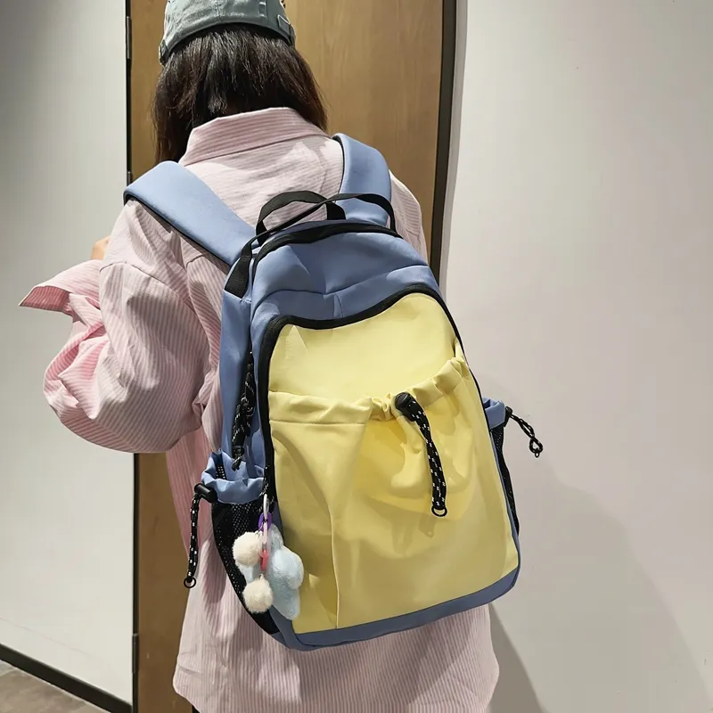Dusen Kangaroo Nylon Backpack Regular Unisex Multicolor-16