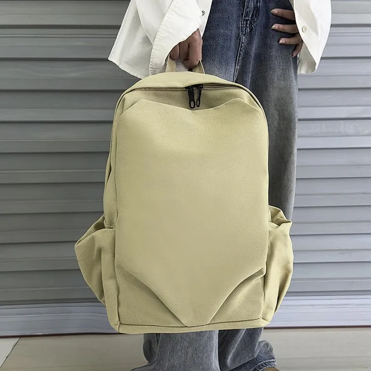 Dusen Kangaroo Canvas Backpack Unisex Red/Purple/Black/Khaki/Dark Green-13