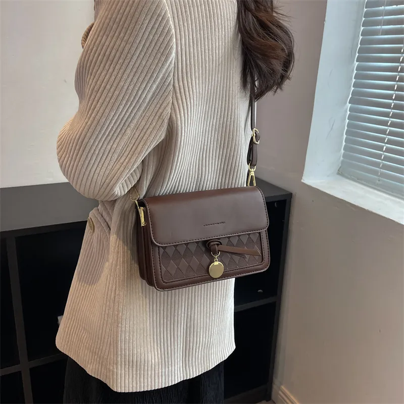 Dusen Kangaroo PU Crossbody Bag Regular Women's Multicolor-27