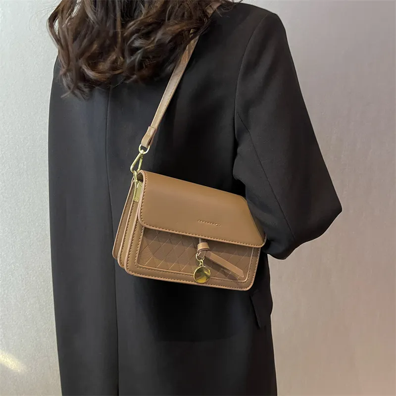 Dusen Kangaroo PU Crossbody Bag Regular Women's Multicolor-22