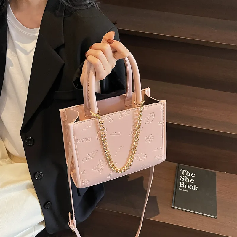 Dusen Kangaroo PU Handbag Women's Multicolor-14