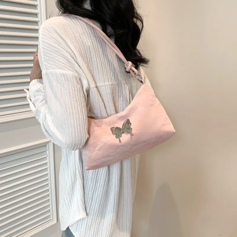 Dusen Kangaroo PU Crossbody Bag Regular Women's Blue/Pink/White/Black-14