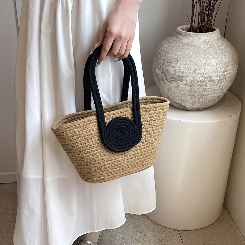 Dusen Kangaroo Special Material Handbag Regular Women's White/Khaki-4