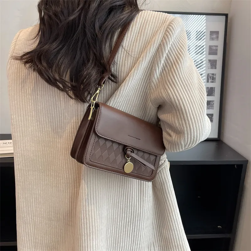 Dusen Kangaroo PU Crossbody Bag Regular Women's Multicolor-28