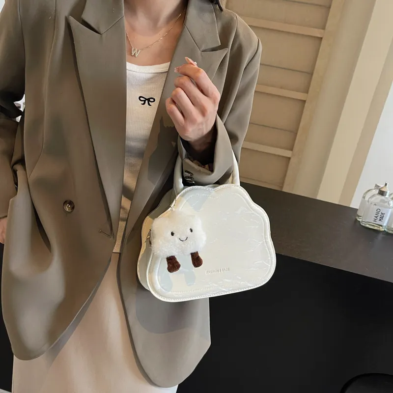 Dusen Kangaroo PU Crossbody Handbag Regular Women's Multicolor-2