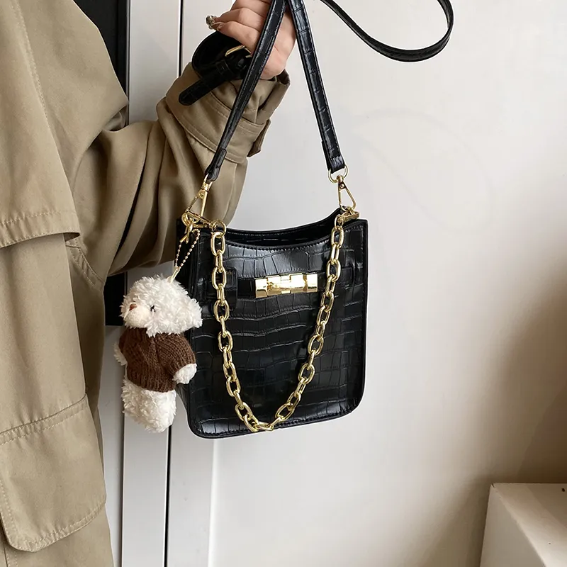 Dusen Kangaroo PU Crossbody Bag, Shoulder Bag Regular Women's Multicolor-7